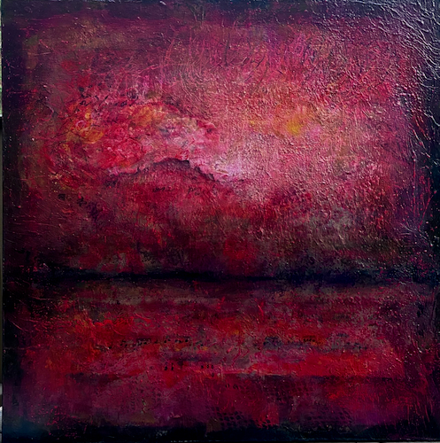Roil 48x48 $4500 by JOHN SHERMAN